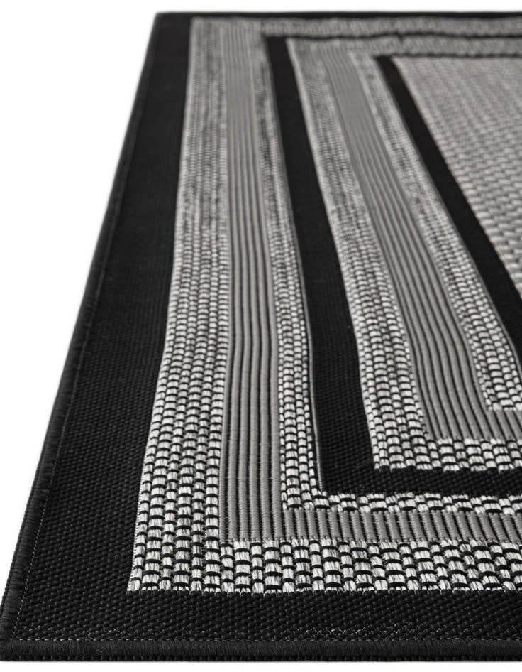Detail image of 5' 3 x 5' 3 Easy-Clean Border Indoor / Outdoor Square Rug