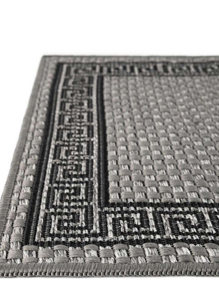 6' x 6' Easy-Clean Border Indoor / Outdoor Square Rug