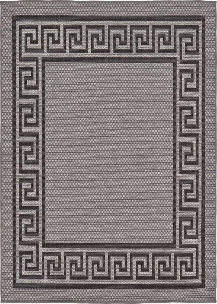 6' x 6' Easy-Clean Border Indoor / Outdoor Square Rug