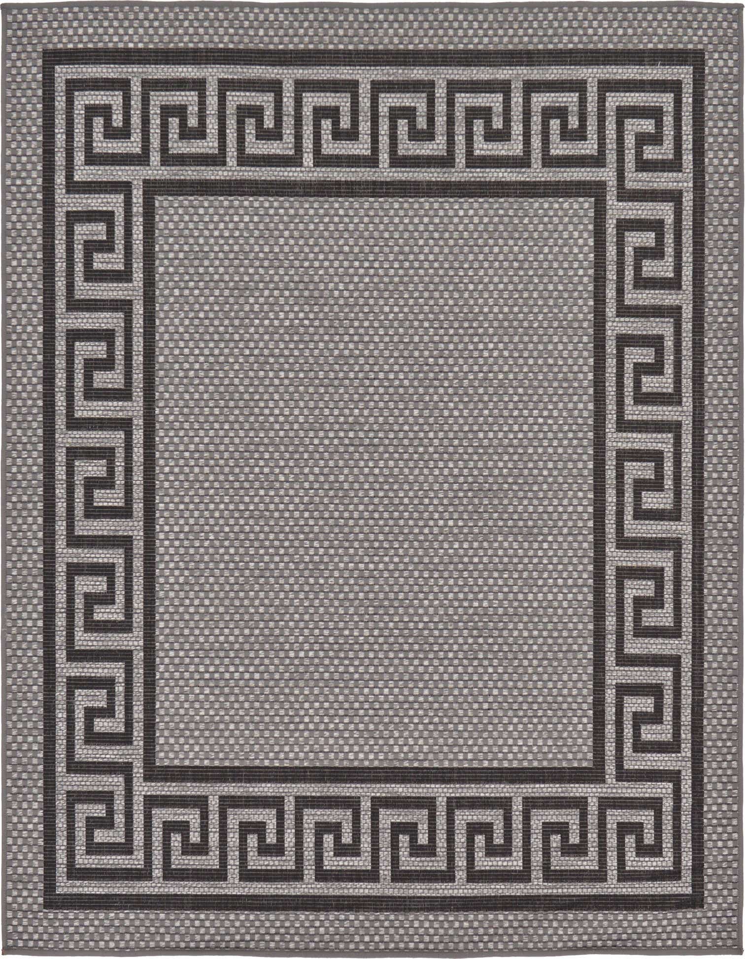 6' x 6' Easy-Clean Border Indoor / Outdoor Square Rug