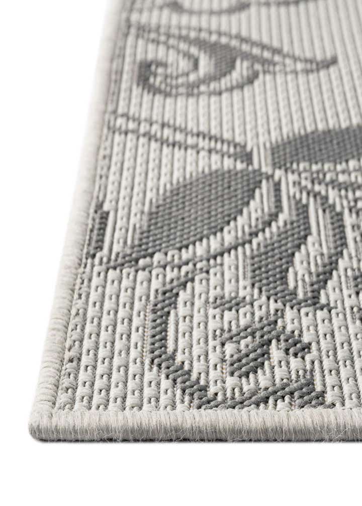 6' x 6' Easy-Clean Botanical Indoor / Outdoor Square Rug