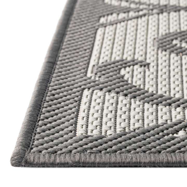 6' x 6' Easy-Clean Botanical Indoor / Outdoor Square Rug