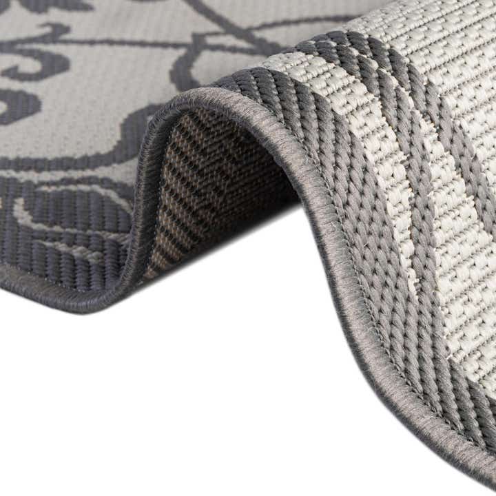 6' x 6' Easy-Clean Botanical Indoor / Outdoor Square Rug
