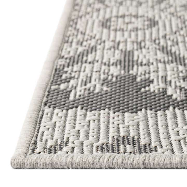 6' x 6' Easy-Clean Botanical Indoor / Outdoor Square Rug
