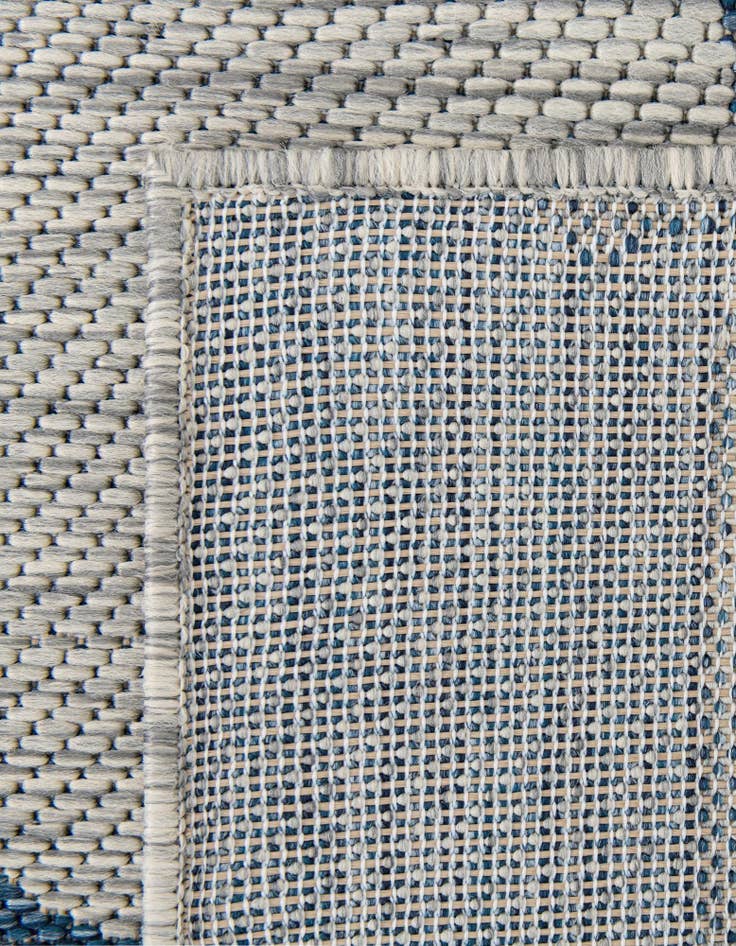 Detail image of 13' x 13' Easy-Clean Botanical Indoor / Outdoor Square Rug