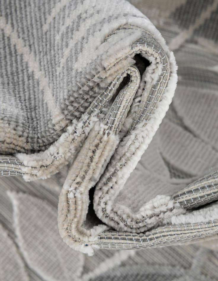 Detail image of 8' 2 x 8' 2 Easy-Clean Botanical Indoor / Outdoor Square Rug