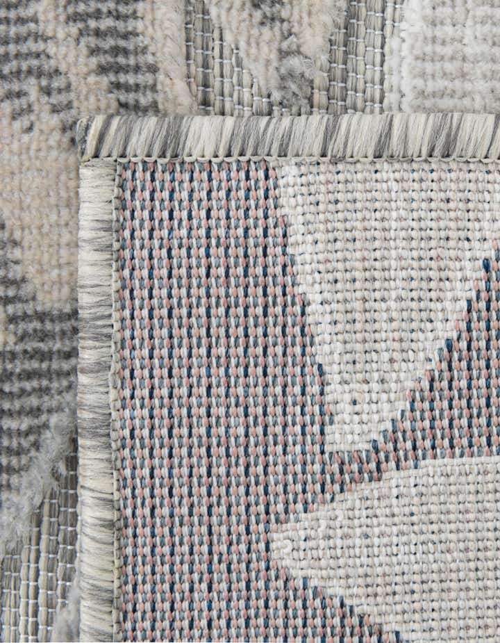 8' 2 x 8' 2 Easy-Clean Botanical Indoor / Outdoor Square Rug