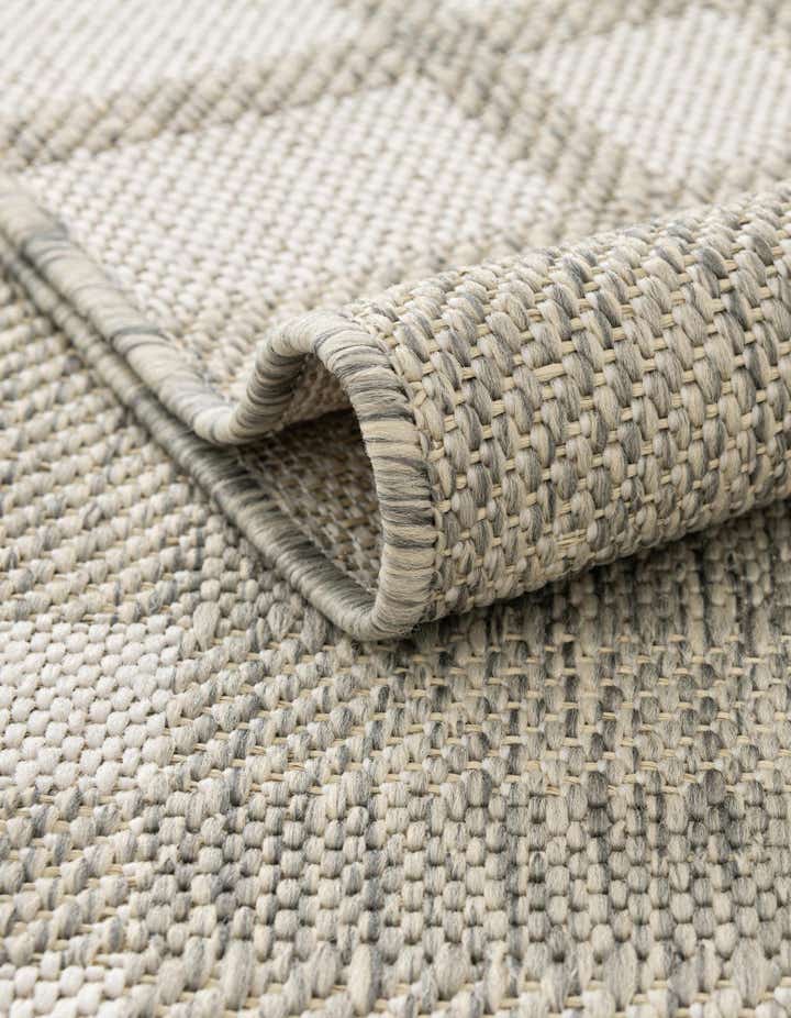 10' x 10' Easy-Clean Checkered Indoor / Outdoor Square Rug