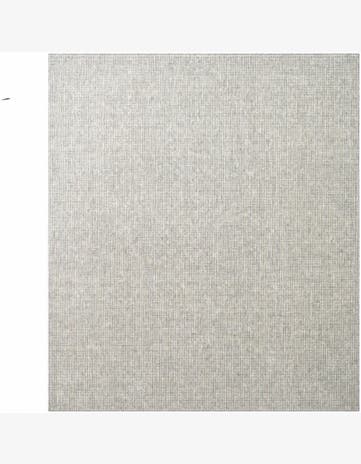 Gray Easy-Clean Checkered Indoor / Outdoor Square Rug