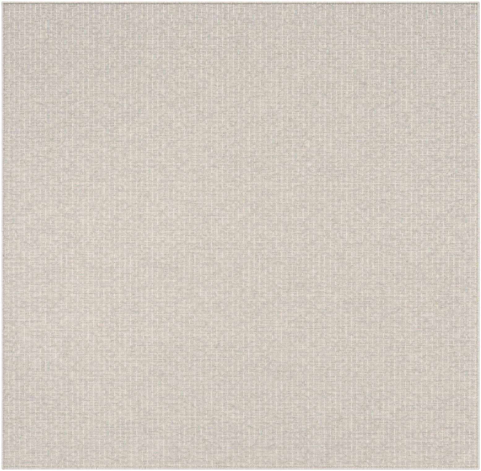 7' 10 x 7' 10 Easy-Clean Checkered Indoor / Outdoor Square Rug