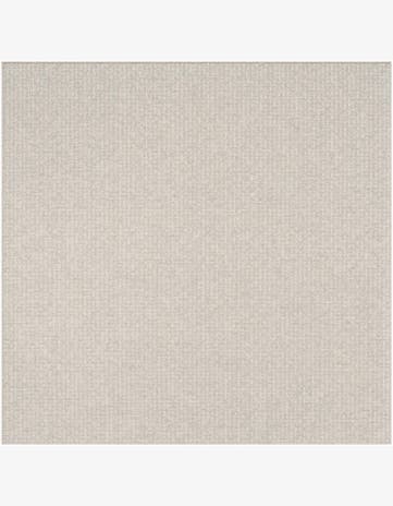 7' 10 x 7' 10 Easy-Clean Checkered Indoor / Outdoor Square Rug