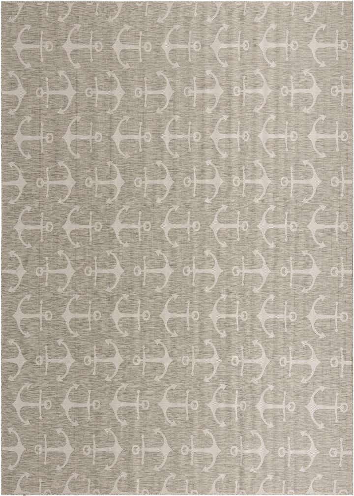 13' x 13' Easy-Clean Coastal Indoor / Outdoor Square Rug
