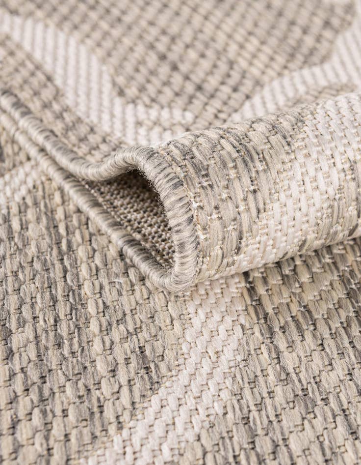 Detail image of 10' x 10' Easy-Clean Coastal Indoor / Outdoor Square Rug