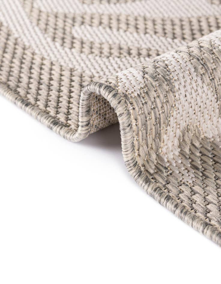 Detail image of 13' x 13' Easy-Clean Coastal Indoor / Outdoor Square Rug