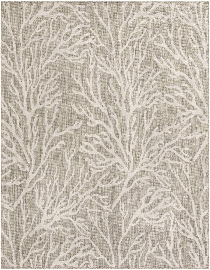 Detail image of 7' 10 x 7' 10 Easy-Clean Coastal Indoor / Outdoor Square Rug