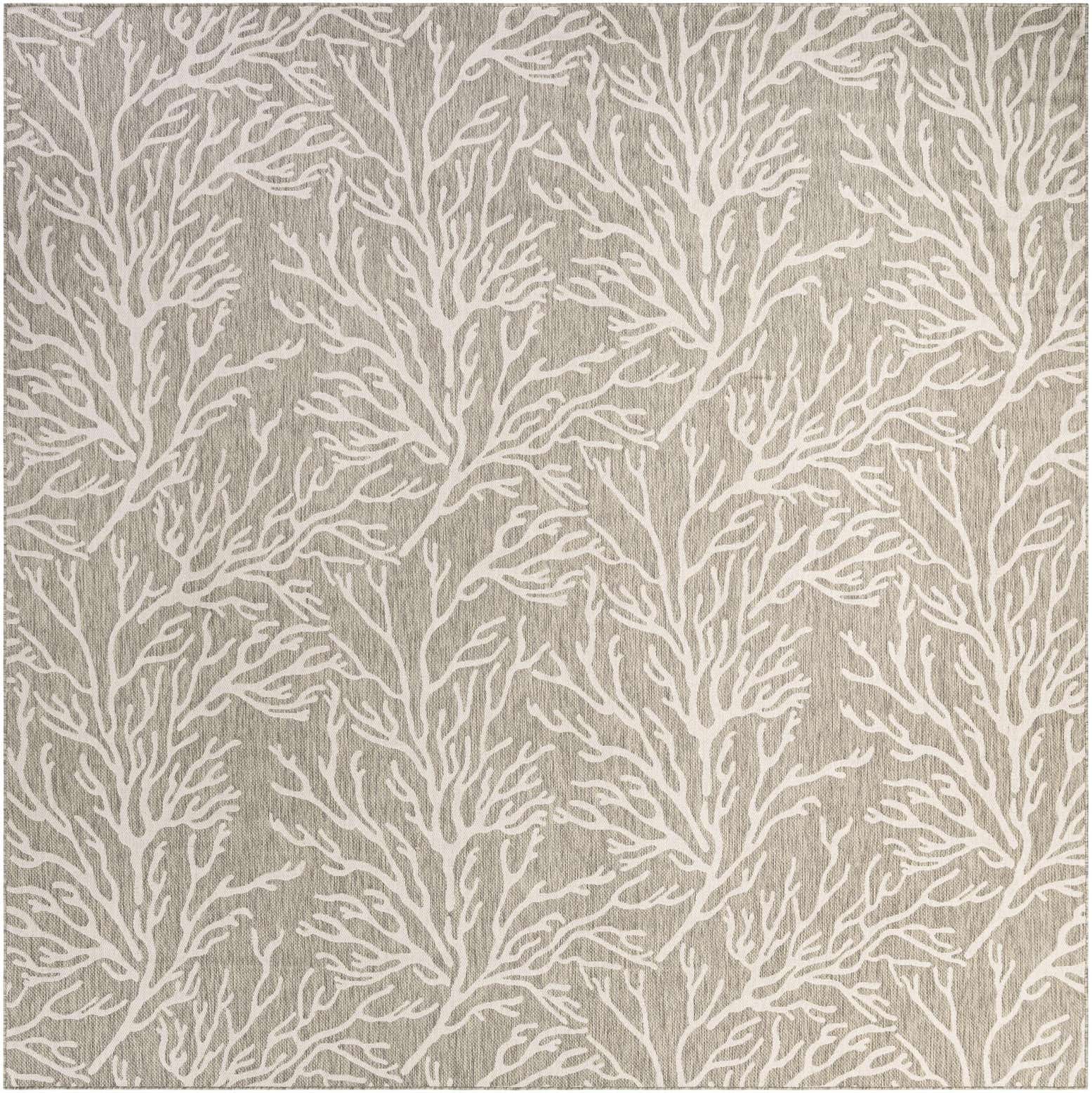 13' x 13' Easy-Clean Coastal Indoor / Outdoor Square Rug