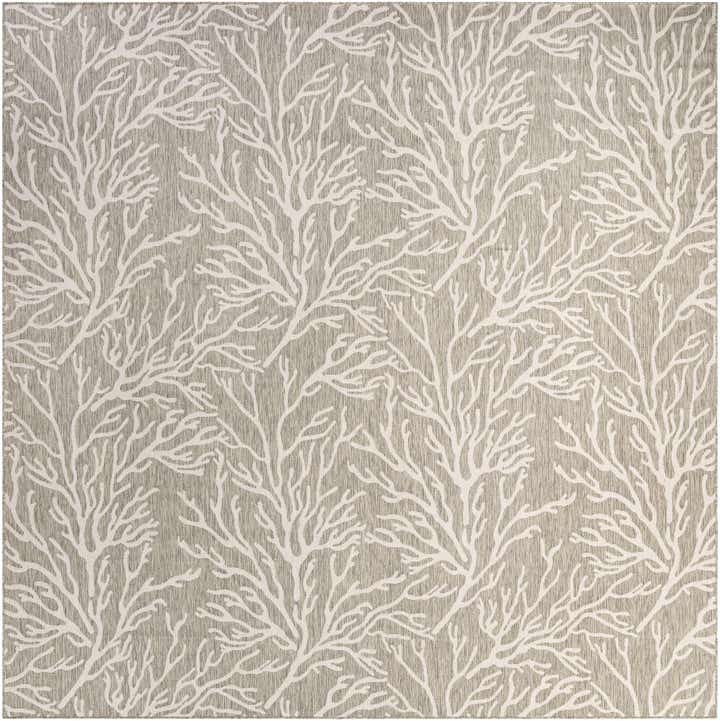 13' x 13' Easy-Clean Coastal Indoor / Outdoor Square Rug