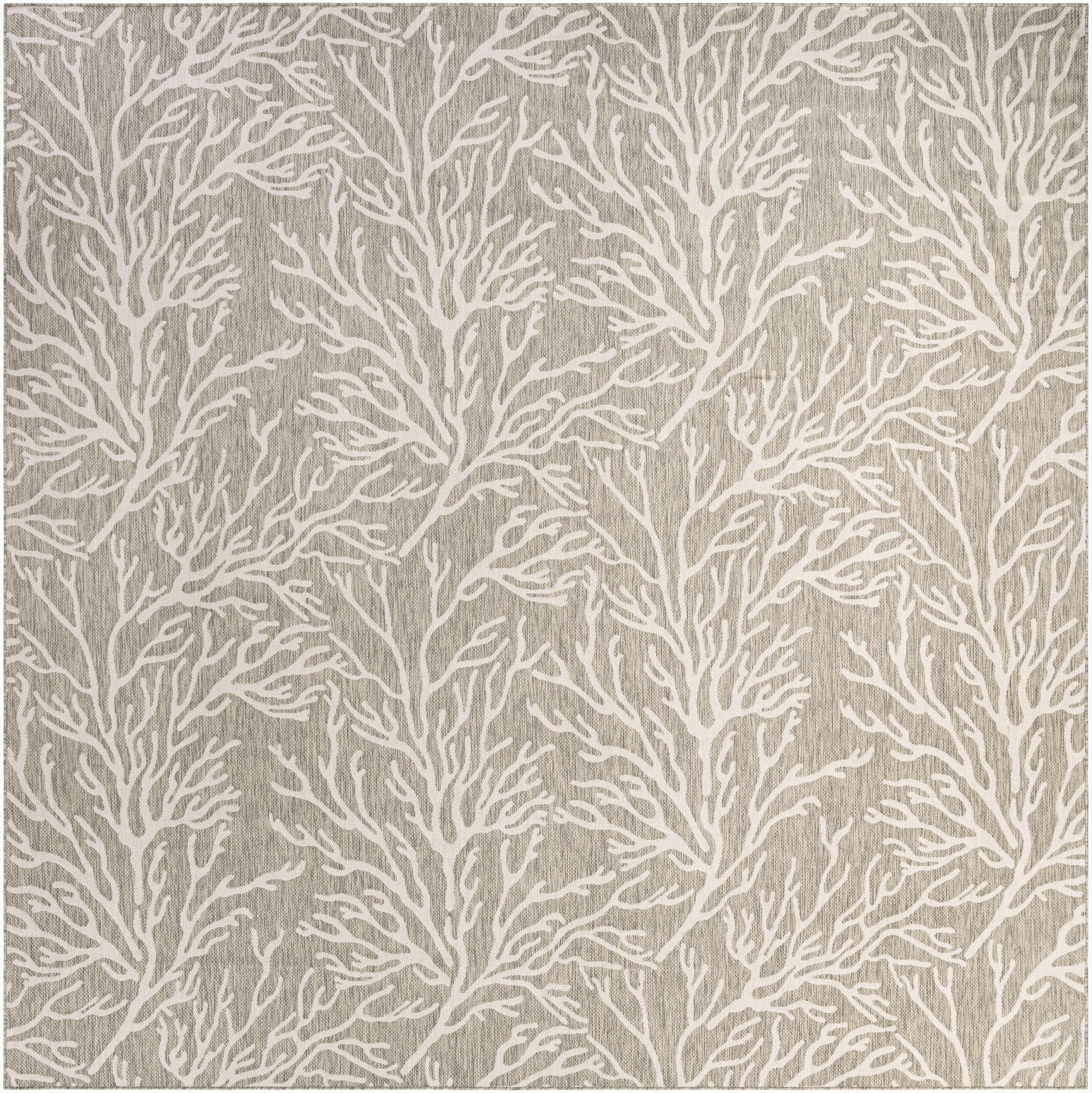 13' x 13'  Washable Coastal Indoor / Outdoor Square Rug