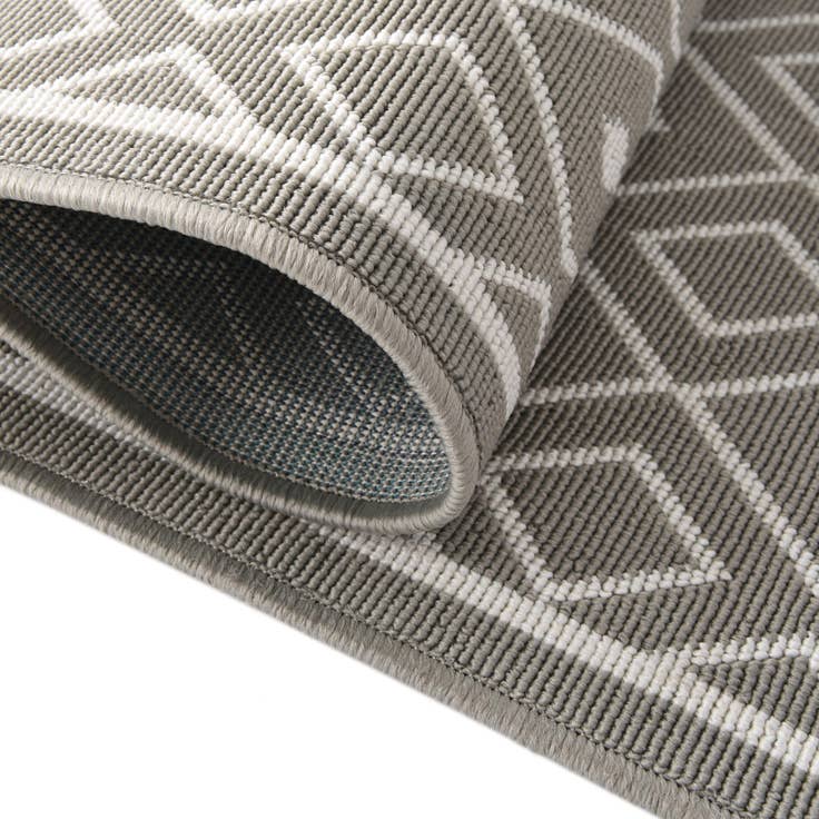 Detail image of 7' 10 x 7' 10 Easy-Clean Lattice Indoor / Outdoor Square Rug
