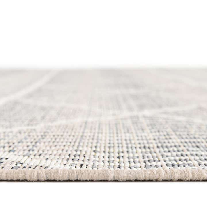 6' x 6' Easy-Clean Lattice Indoor / Outdoor Square Rug