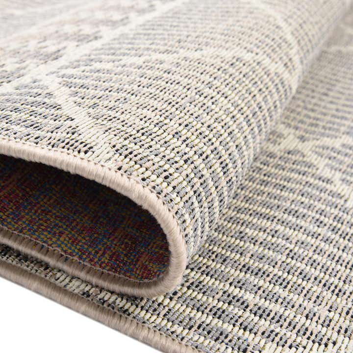 6' x 6' Easy-Clean Lattice Indoor / Outdoor Square Rug