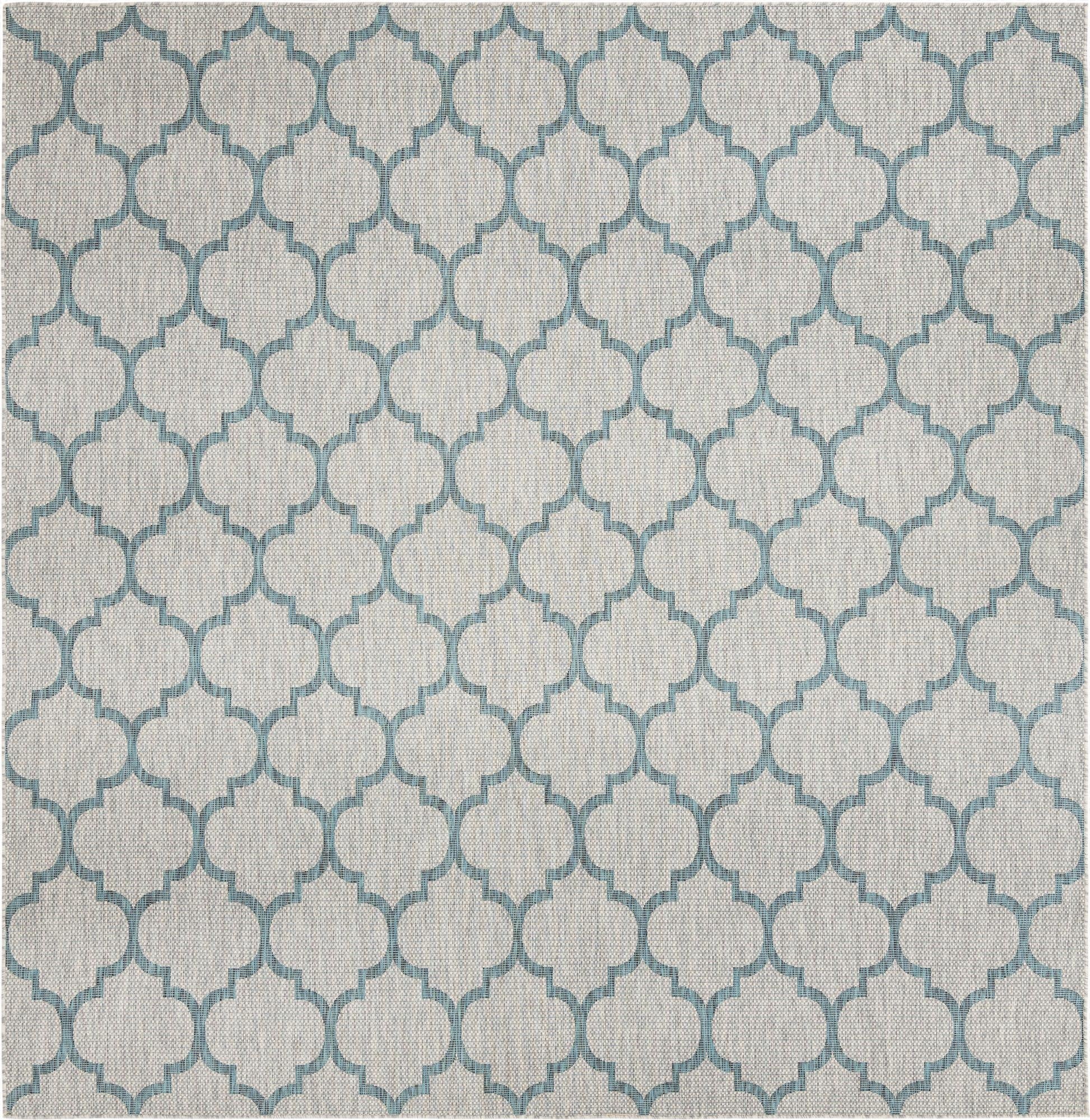 325cm x 325cm  Washable Lattice Indoor / Outdoor Square Rug