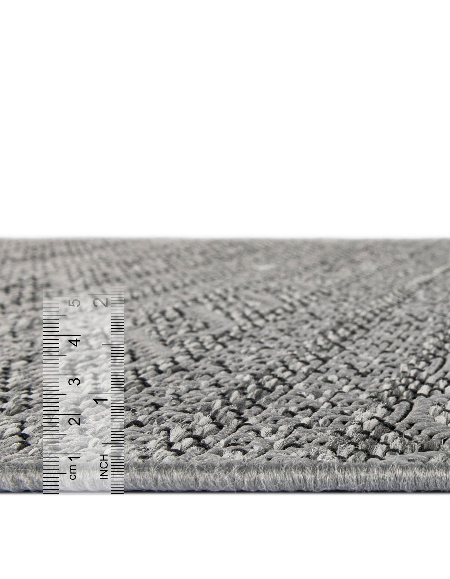 6' x 6' Easy-Clean Modern Indoor / Outdoor Square Rug