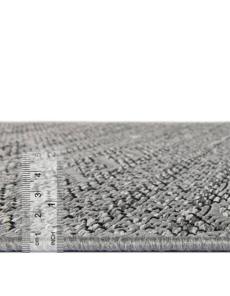 Detail image of 6' x 6' Easy-Clean Modern Indoor / Outdoor Square Rug