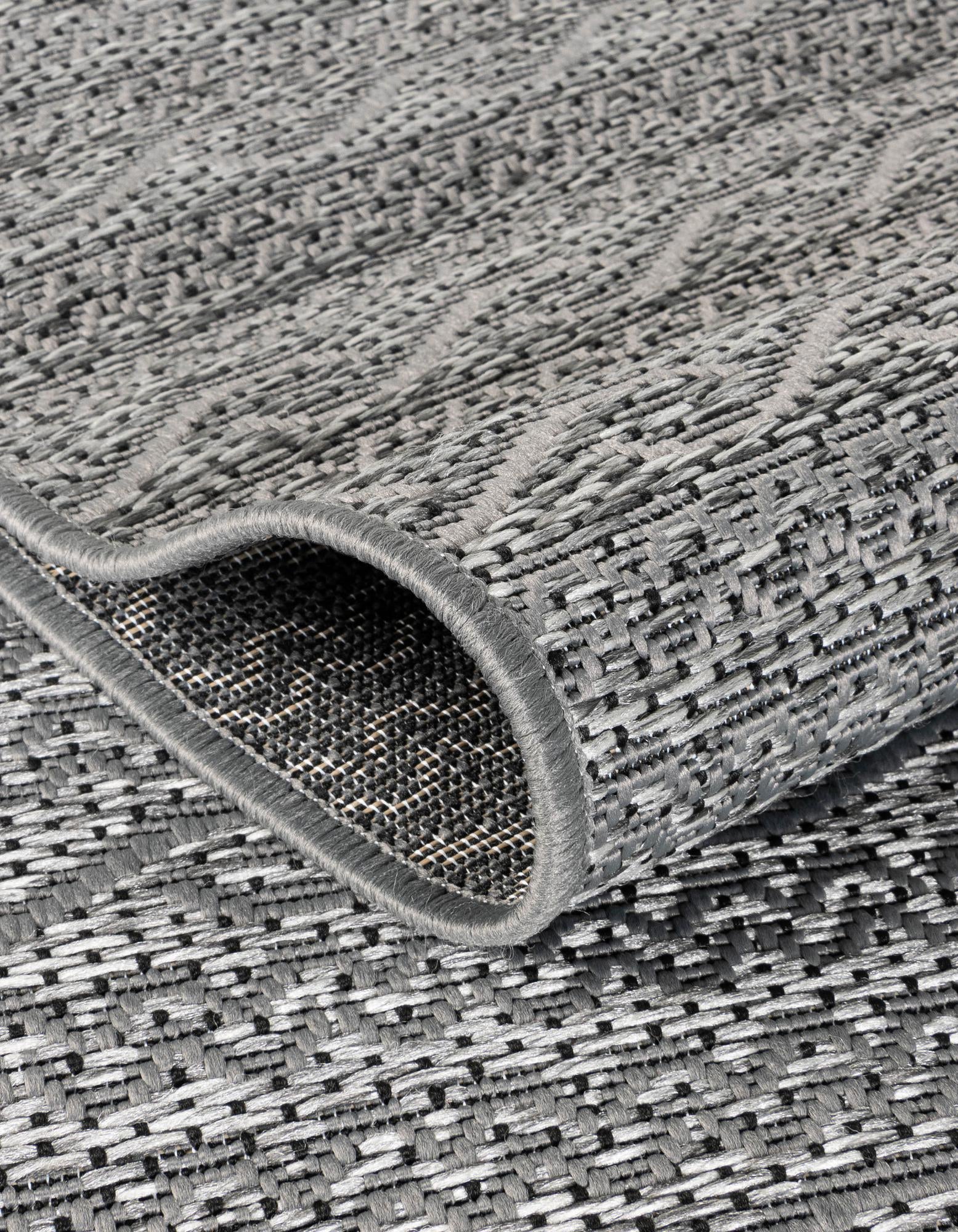 6' x 6' Easy-Clean Modern Indoor / Outdoor Square Rug