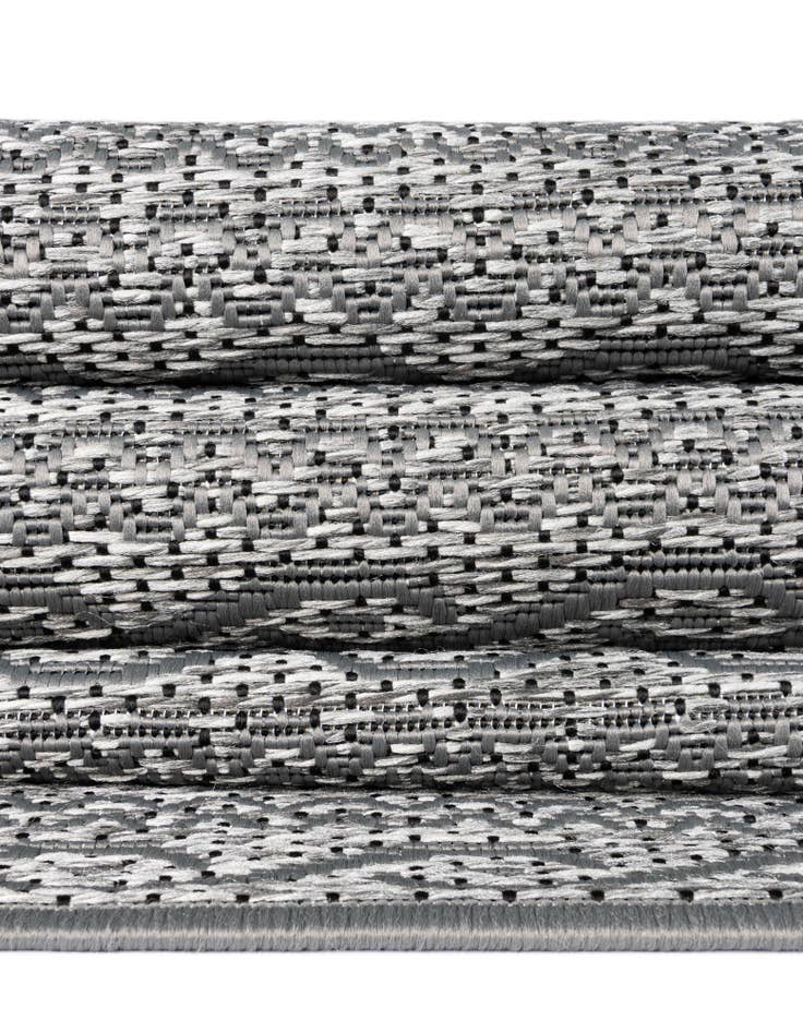 Detail image of 6' x 6' Easy-Clean Modern Indoor / Outdoor Square Rug