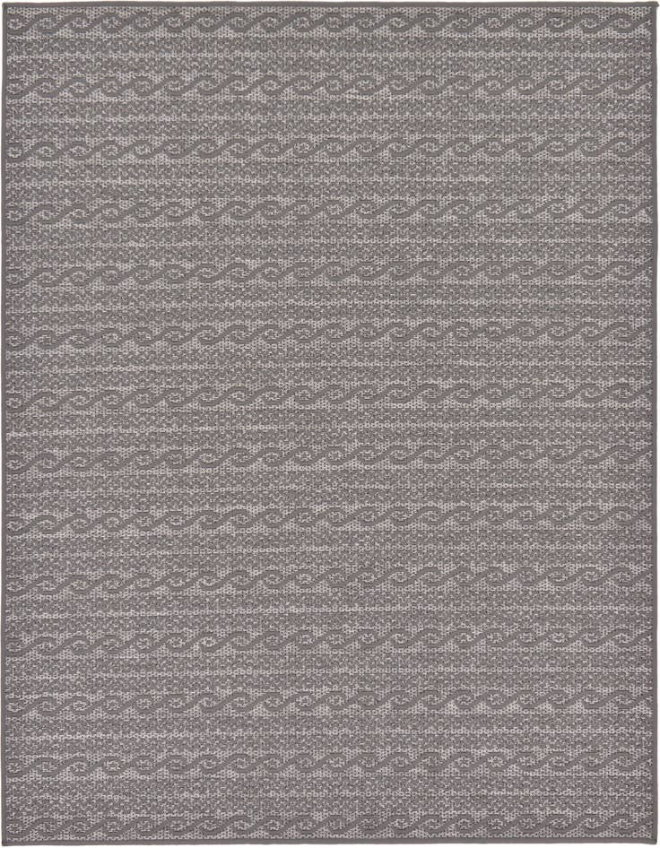 Detail image of 6' x 6' Easy-Clean Modern Indoor / Outdoor Square Rug