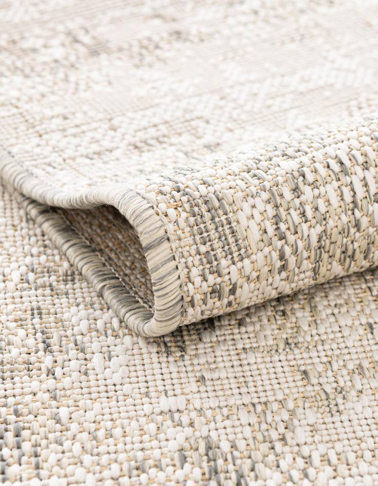 Detail image of 13' x 13' Easy-Clean Modern Indoor / Outdoor Square Rug