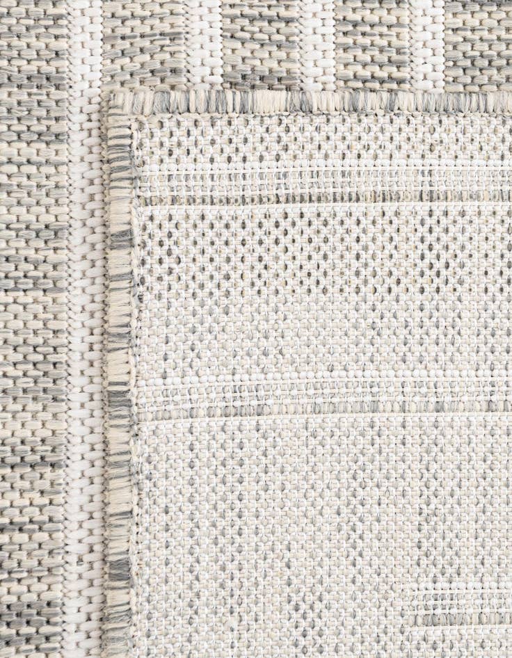 Detail image of 7' 10 x 7' 10 Easy-Clean Modern Indoor / Outdoor Square Rug