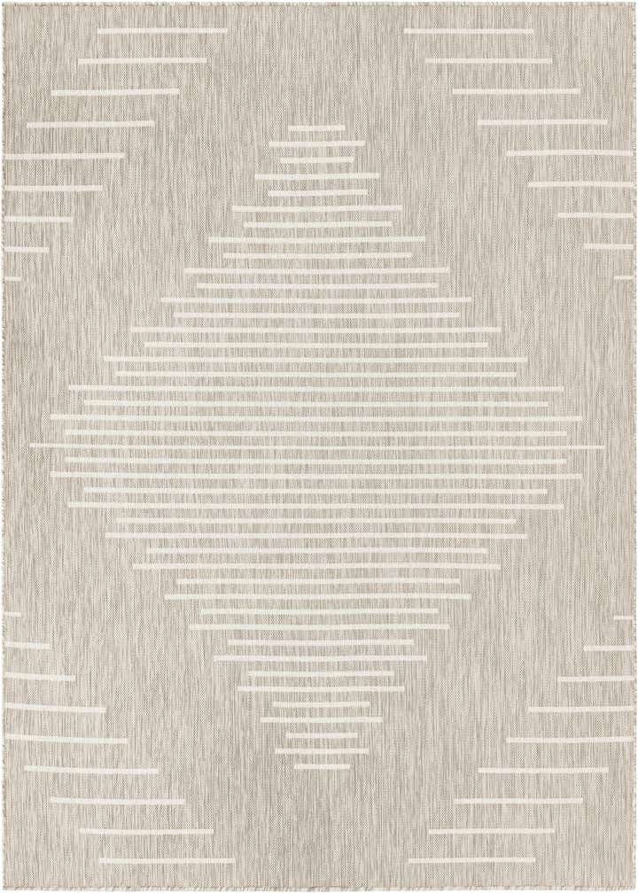 7' x 7' Easy-Clean Modern Indoor / Outdoor Square Rug