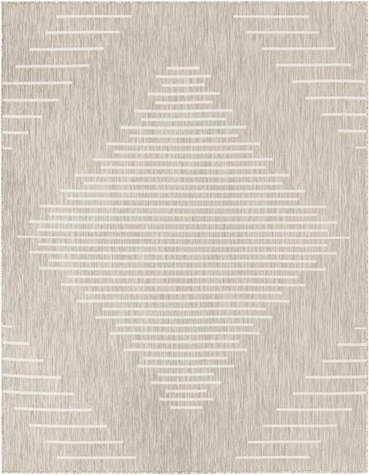 Detail image of 7' x 7' Easy-Clean Modern Indoor / Outdoor Square Rug