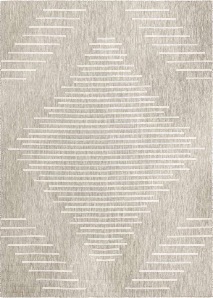 13' x 13' Easy-Clean Modern Indoor / Outdoor Square Rug