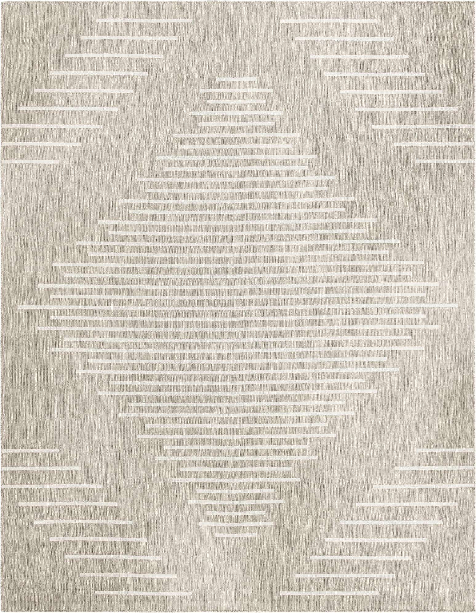 13' x 13' Easy-Clean Modern Indoor / Outdoor Square Rug