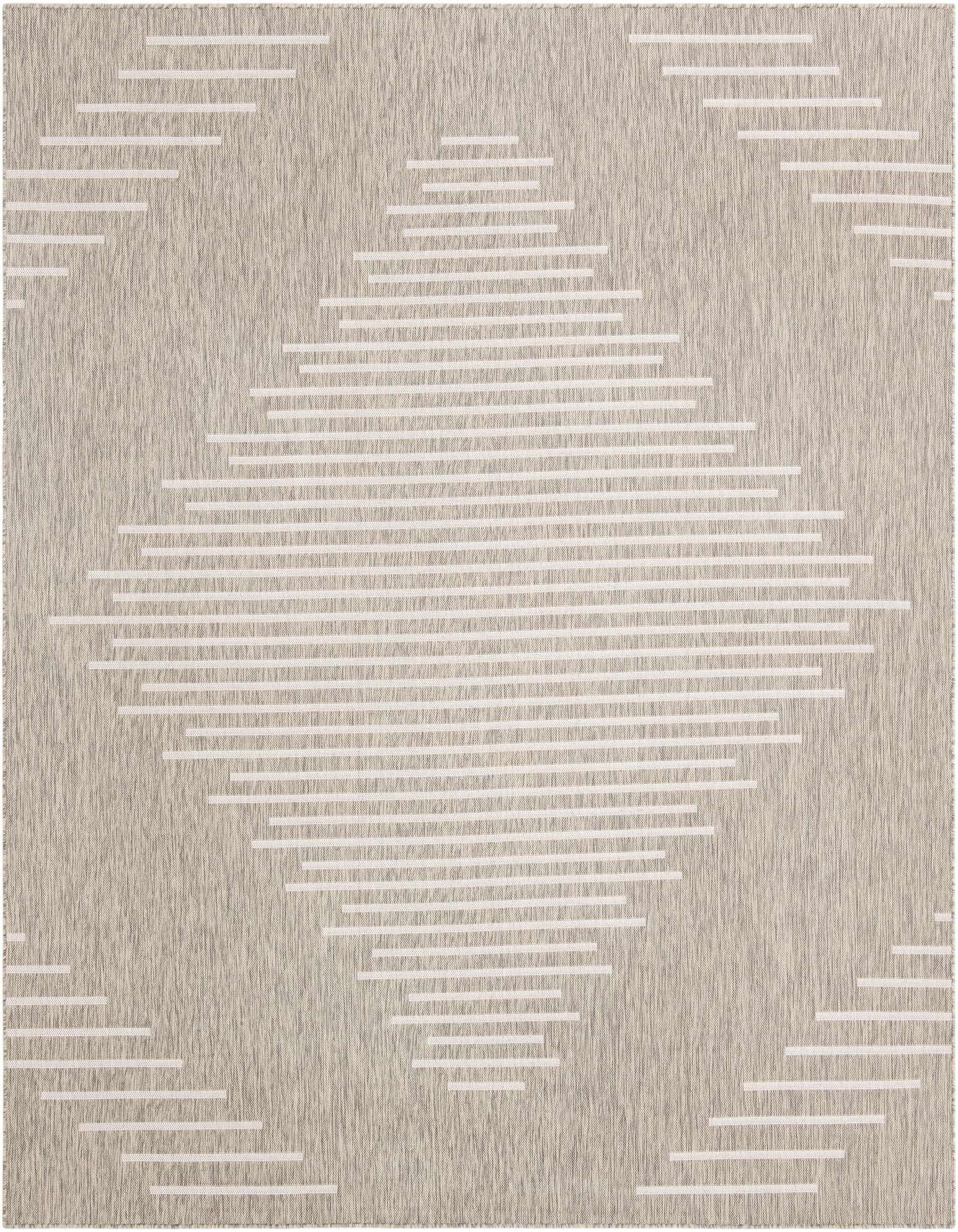 10' x 10' Easy-Clean Modern Indoor / Outdoor Square Rug