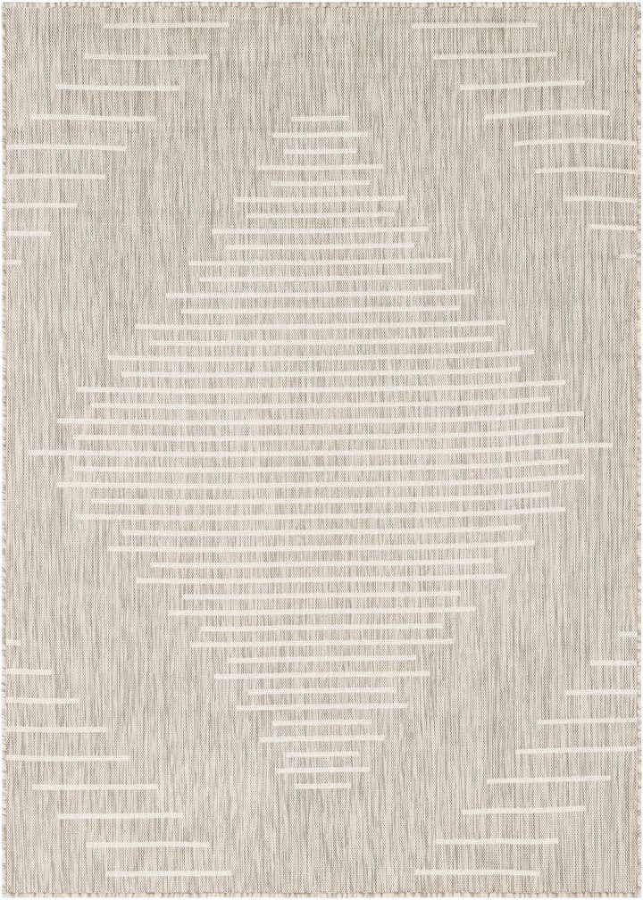 6' x 6' Easy-Clean Modern Indoor / Outdoor Square Rug