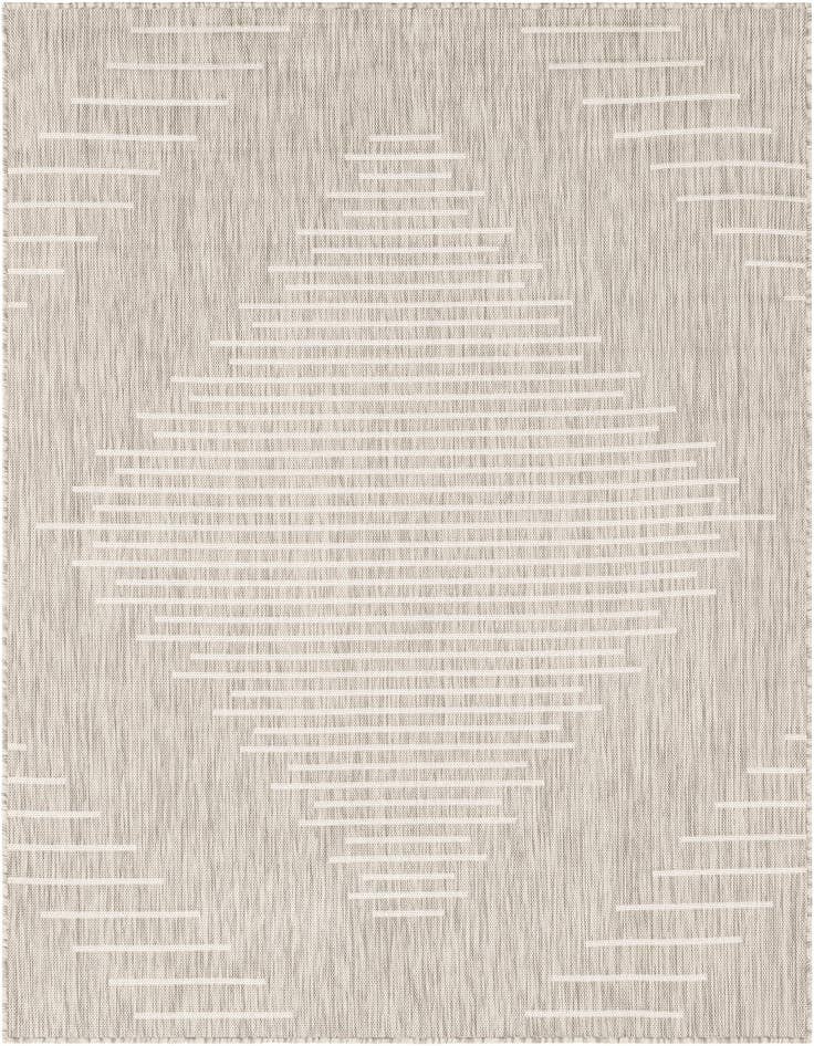 Detail image of 6' x 6' Easy-Clean Modern Indoor / Outdoor Square Rug