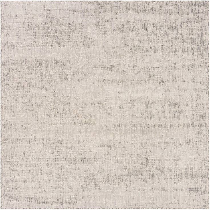 Detail image of 6' x 6' Easy-Clean Modern Indoor / Outdoor Square Rug
