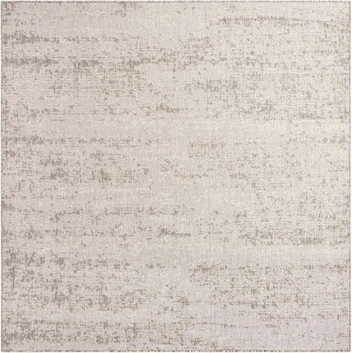 7' 10 x 7' 10 Easy-Clean Modern Indoor / Outdoor Square Rug