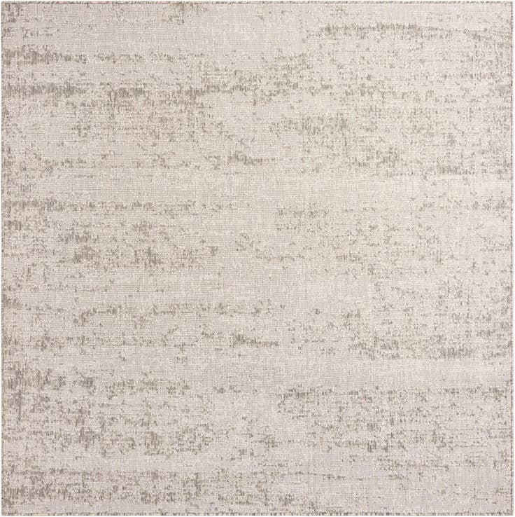 Detail image of 7' 10 x 7' 10 Easy-Clean Modern Indoor / Outdoor Square Rug