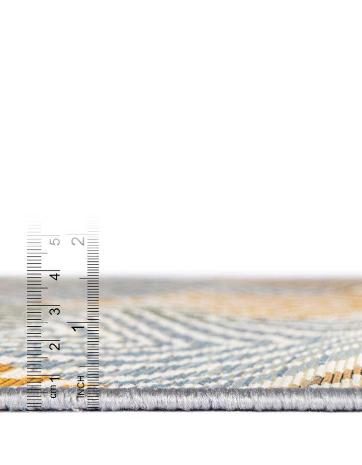 10' x 10' Easy-Clean Modern Indoor / Outdoor Square Rug