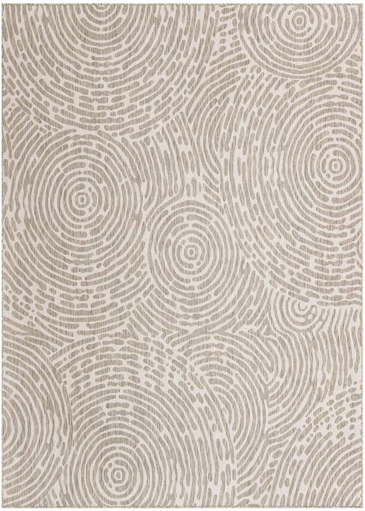 10' x 10' Easy-Clean Modern Indoor / Outdoor Square Rug