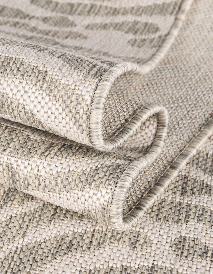 Detail image of 13' x 13' Easy-Clean Modern Indoor / Outdoor Square Rug