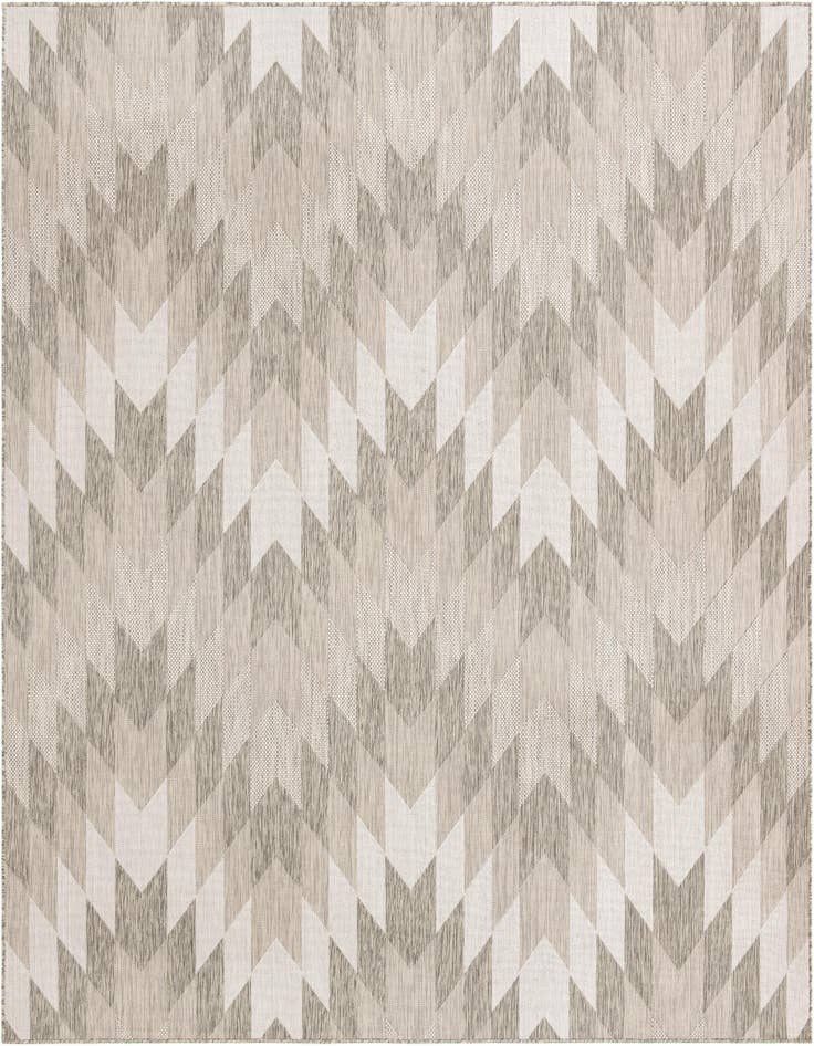 Detail image of 10' x 10' Easy-Clean Modern Indoor / Outdoor Square Rug