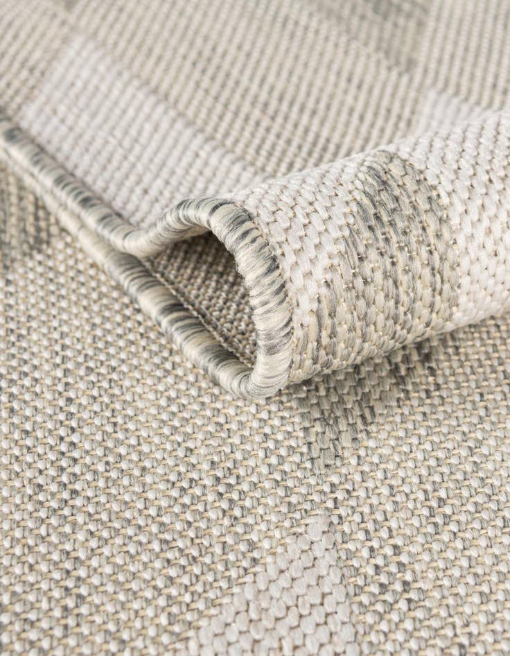 Detail image of 12' x 12' Easy-Clean Modern Indoor / Outdoor Square Rug