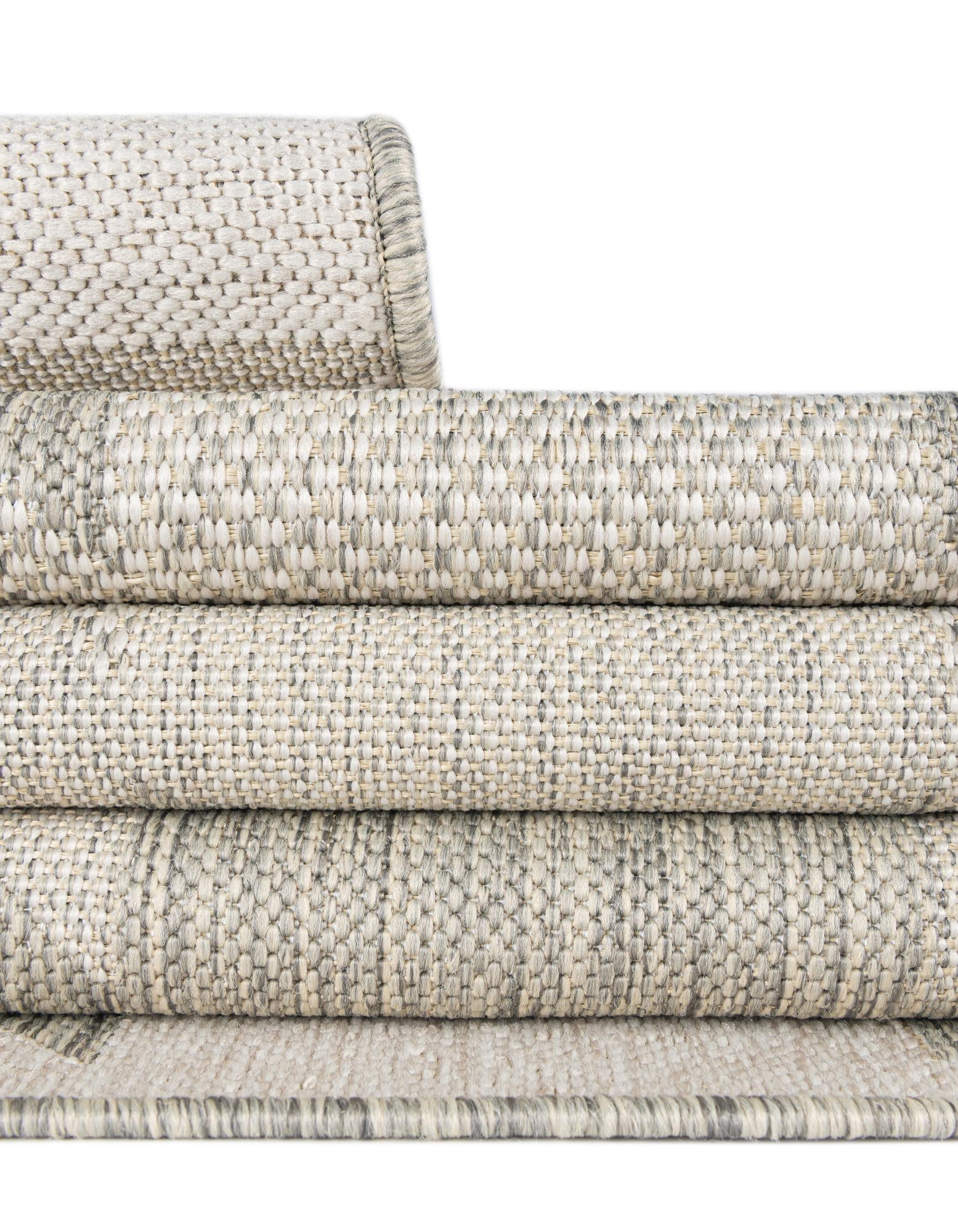 13' x 13' Easy-Clean Modern Indoor / Outdoor Square Rug
