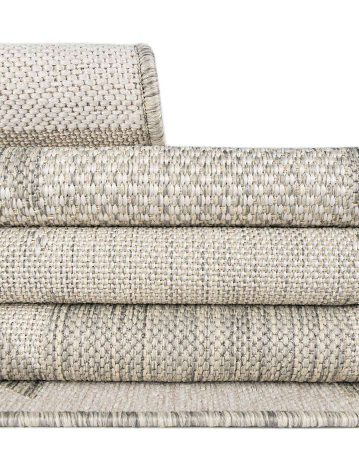 12' x 12' Easy-Clean Modern Indoor / Outdoor Square Rug